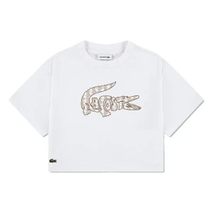 Lacoste T-shirt à Manches Courtes 447166 Lionne 14 Années Fille