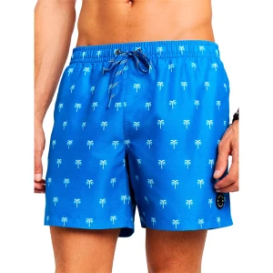 Protest Short De Bain Mascot Cali Blue M Homme
