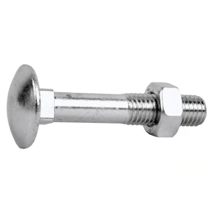 Cofan Tornillo De Carruaje Con Tuerca Din-603/934 M8x25 Mm 200 Unidades Galvanized One Size