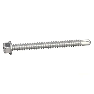 Cofan Tornillo Autoperforante De Cabeza Hexagonal Con Arandela Din-7504k C-8 M5.5x38 Mm 500 Unidades Galvanized One Size