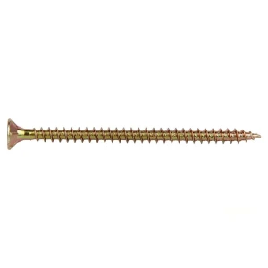 Cofan Vis à Bois Aggloméré à Tête Fraisée Din-7505a Pz M4x35 Mm 1000 Unités Yellow Zinc One Size
