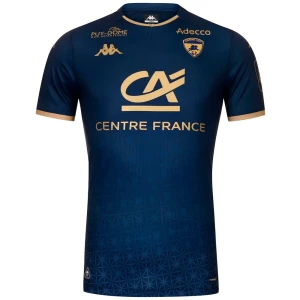 Kappa T-shirt à Manches Courtes Third 2025-clermont Blue Iris / Yellow Gold Rich Sponsor 3XL Homme