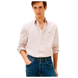 Tommy Hilfiger Chemise à Manches Longues Mw0mw35774 Oxford Safari Canvas M Homme