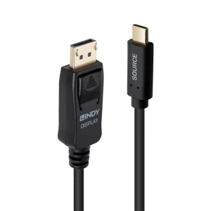 Lindy Câble Displayport Vers Usb-c 43502 Black One Size unisex