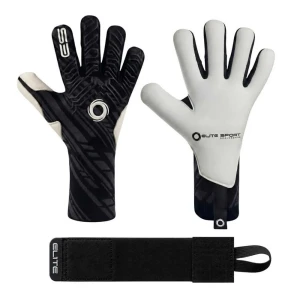 Elitegroup Sport Gants De Gardien De But T1b Knit Black / White 6 unisex
