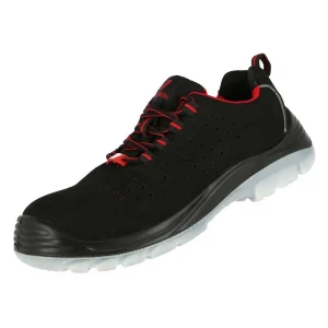 Nitras Safety Zapatos De Seguridad Micro Step I Black / Red EU 41