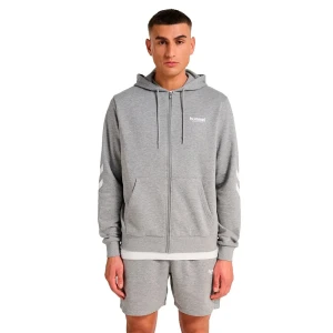Hummel Sweat-shirt à Zip Legacy 2.0 Grey Melange M