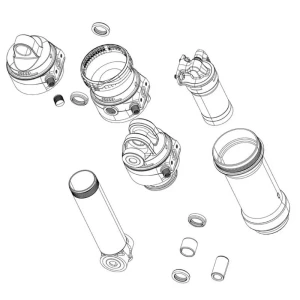 Rockshox Assemblage D´arbre 37,5-45 Mm Deluxe Select Plus C1+ 2023