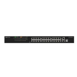Ruijie Reyee Switch Rg-es126fgs-lp Unmanaged 24 Rj45 Poe 1 Sfp Combo Grey One Size unisex