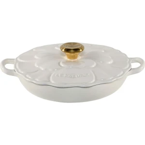 Le Creuset Casserole Blume 26 Cm White One Size