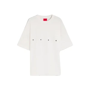 Hugo T-shirt à Manches Courtes Dariso 10280011 Natural S Homme