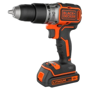 Black & Decker Taladro Percutor Bcd383d2xk-qw 18v Orange / Black One Size