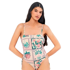 Gisela Traje De Baño Bandeau Neckline Wire-free Printed S