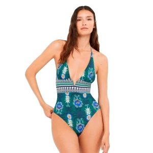 Gisela Maillot De Bain Printed Halter Without Wire