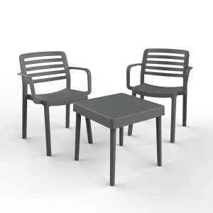 Garbar Salon De Jardin Alba-wind Dark Grey One Size