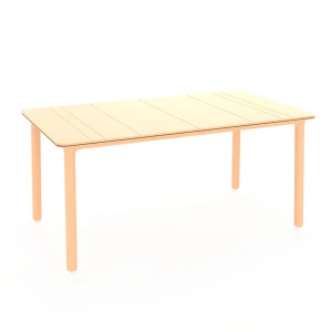 Garbar Table De Jardin Noa 160x90 Cm Fire Yellow Base / Fire Yellow Table Top One Size