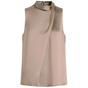 Hugo Blouse Sans Manches Chelina-1 10263720 Light / Pastel Brown 38 Femme