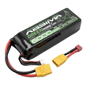 Absima Batterie Greenhorn V2 Lipo 3s 11.1v 6000mah Xt90 Black One Size unisex