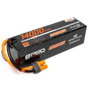 Spektrum Batterie 11.1v 14000mah 3s 120c Smart G2 Pro Basher Lipo Ic5 Black / Orange One Size unisex
