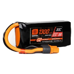 Spektrum Batterie Smart G2 Lipo Ic3 11.1v 1300mah 3s 30c Black One Size unisex