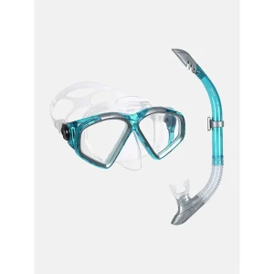 Mares Aquazone Kit Snorkel Cozumel Splash Mid Aqua / Silver / Clear One Size