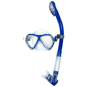 Mares Aquazone Kit Snorkel La Costa Dry Blue / Silver / Clear One Size