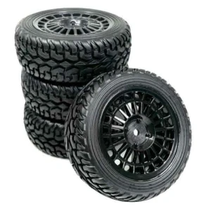 Absima Roue 1/10 Rally Street Design 4 Unités Black One Size unisex