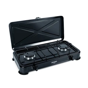 Promis Plaque De Cuisson à Gaz Portable Kg200c 2 Feux Black One Size unisex
