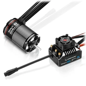 Hobbywing Contrôleur De Vitesse Moteur Et électronique Xerun Axe540l R2-2100kv Foc Black One Size unisex