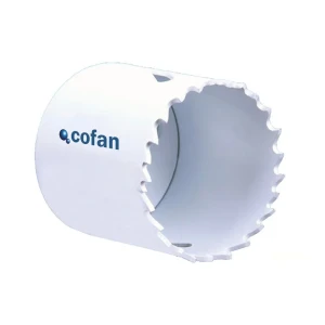 Cofan Sierra De Corona Bimetálica 70 Mm White One Size