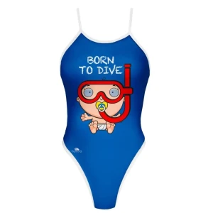Turbo Traje De Baño Born To Dive Royal 2XL