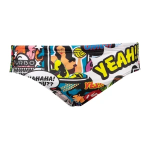 Turbo Bañador Slip Yeah Comic Multicolor 8 Años