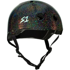 S-one Casque Lifer Black Gloss Glitter 54.6 cm Homme,Femme