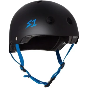 S-one Casco Lifer Black Matte / Cyan 55.8 cm
