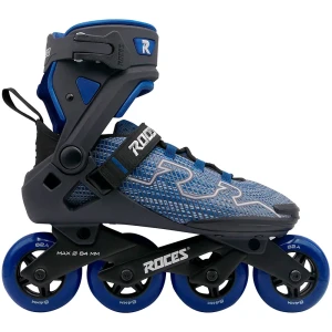 Roces Patins En Ligne R-evo 84 Black-Blue-Light Grey EU 46 Homme,Femme
