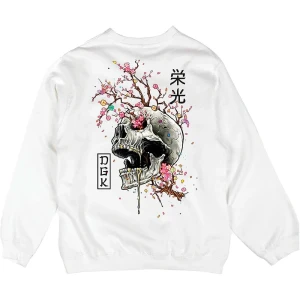 Dgk Sweat-shirt Ancestry Crewneck Fleece White M Homme