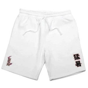 Dgk Short Fire Blossom Fleece White S Homme