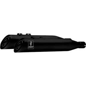 Mivv Sistema De Escape Completo Homologado 2 Slip-on Hr-1 Black Harley Davidson Road Glide/king/street 2017-26 Black Homologated