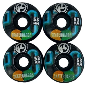 Kryptonics Roue Ng/am/vd 53mm 4 Unités One Size unisex