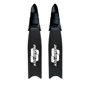 Cetma Aletas De Freediving Dynami-tech Short White / Black EU 43-44
