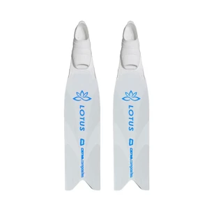 Cetma Aletas De Freediving Lotus Soft White / Blue EU 37-38