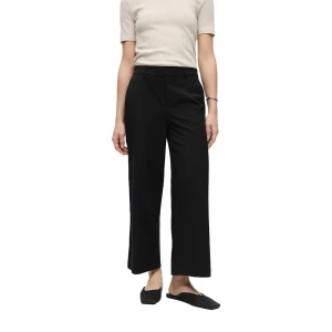 Object Pantalon Lisa Wide Leg Black 40 Femme