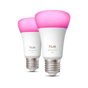 Philips Bombilla Inteligente E27 2er Set 810lm White & Color Amb White One Size