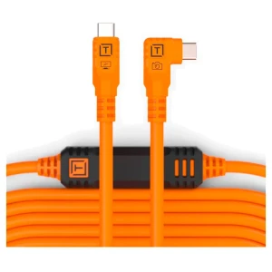 Tether Tools Câble Tetherpro Usb-c Auf Usb-c Rechter Winkel 9.4m Orange One Size unisex