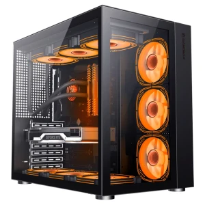 Gamemax Boîtier Pc Infinity Bk Black One Size unisex
