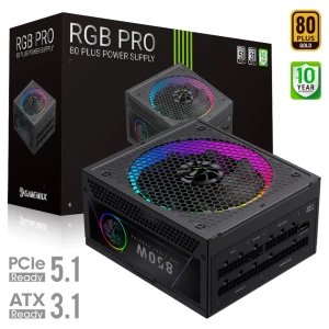 Gamemax Bloc D´alimentation Rgb Pro 850g Gold Black One Size unisex