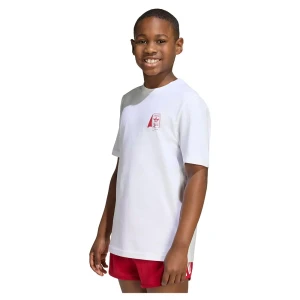 Adidas Originals T-shirt à Manches Courtes Loose Foodstand White 13-14 Années Garçon,Fille