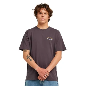 Rip Curl T-shirt à Manches Courtes Floral Glide Washed Black XL Homme