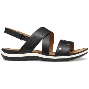Geox Sandales Vega D65r6b000bc Black EU 36 Femme