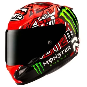Hjc Casco Integral Rpha 12 Quartararo Replica Ii Black / Red / Green L